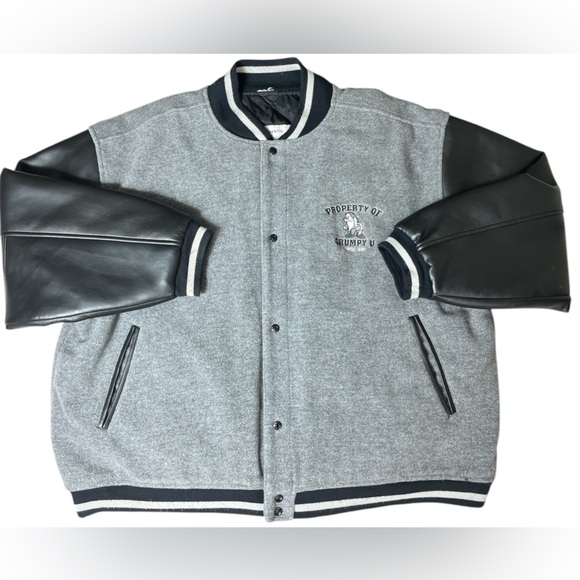 Disney Store Exclusive Grumpy Button Down Baseball Bomber - Picture 11 of 15